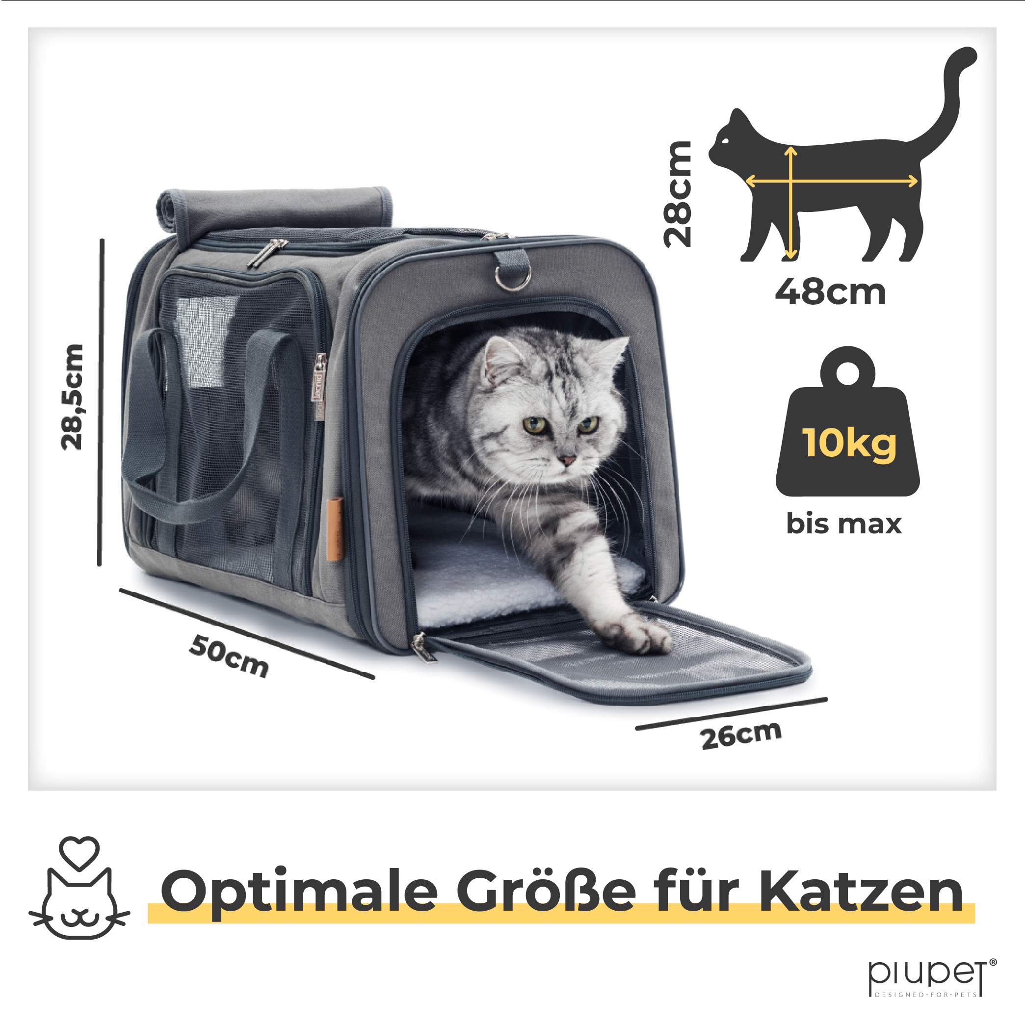 PIUPET Tragetaschen PIUPET Transportbox
