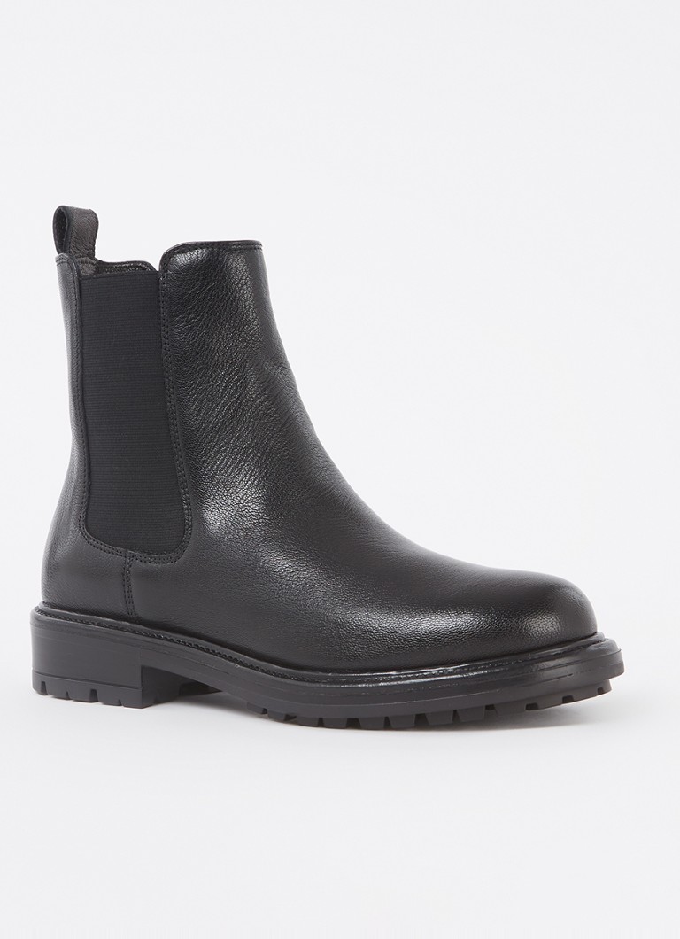 Jonak  Celina chelsea boot van geitenleer met structuur