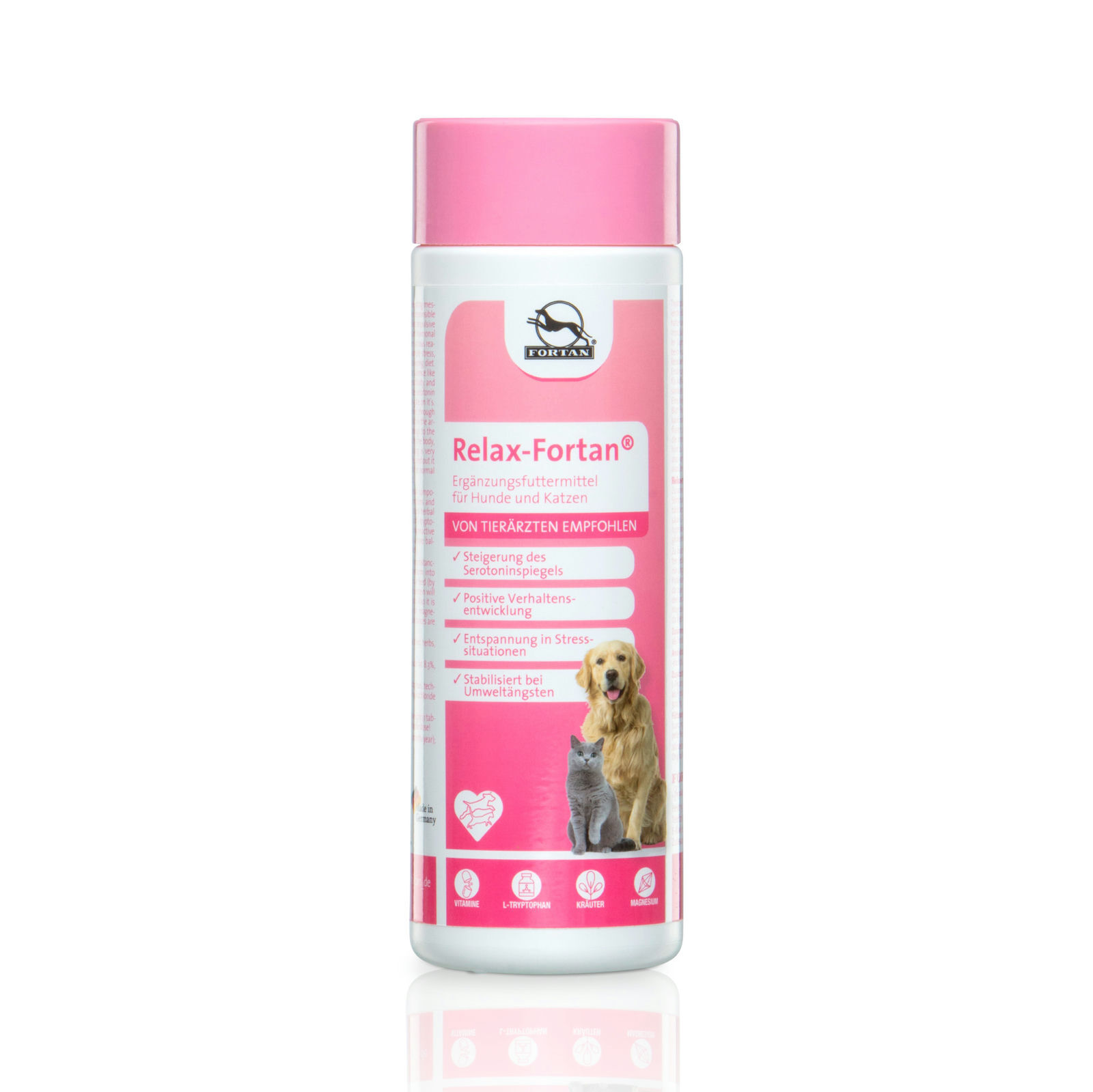 Fortan Ergänzungsfutter & Aufzucht Fortan Relax-Fortan Tabletten mit L-Tryptophan 400 g