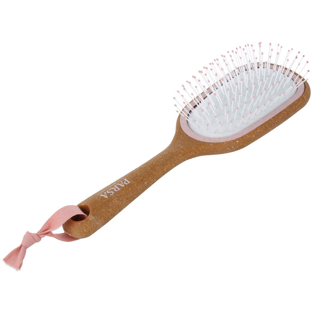 PARSA Beauty Nature Haarbürste Kork Wet & Dry rosa