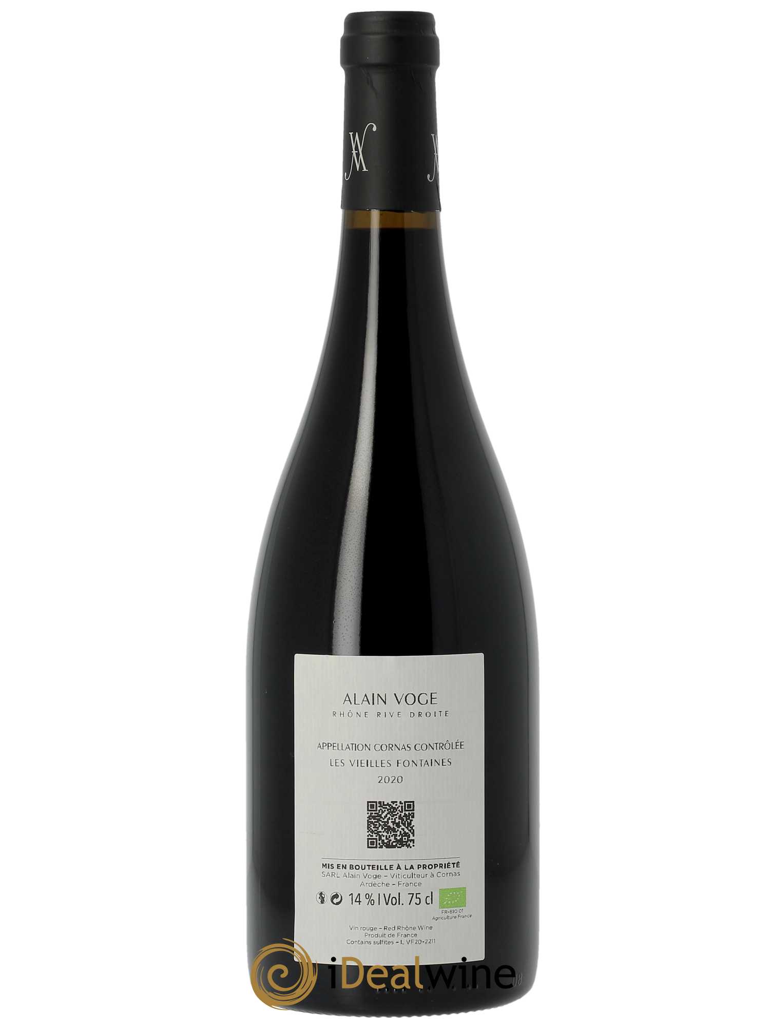 Cornas Les Vieilles Fontaines Alain Voge (Domaine)  2020 - Lot de 1 Bouteille
