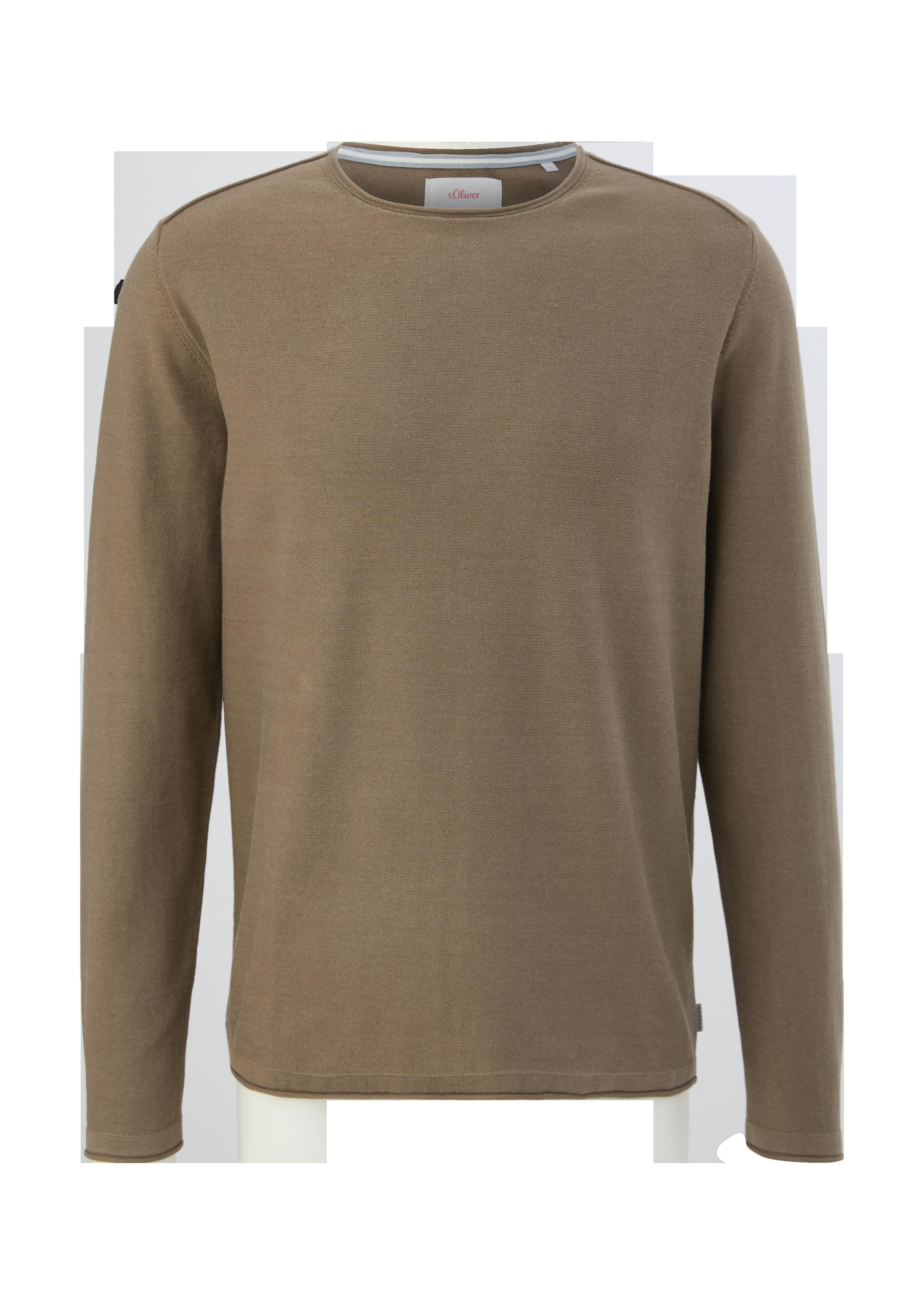 Pullover mit Rollsaumblende  2124525-8613