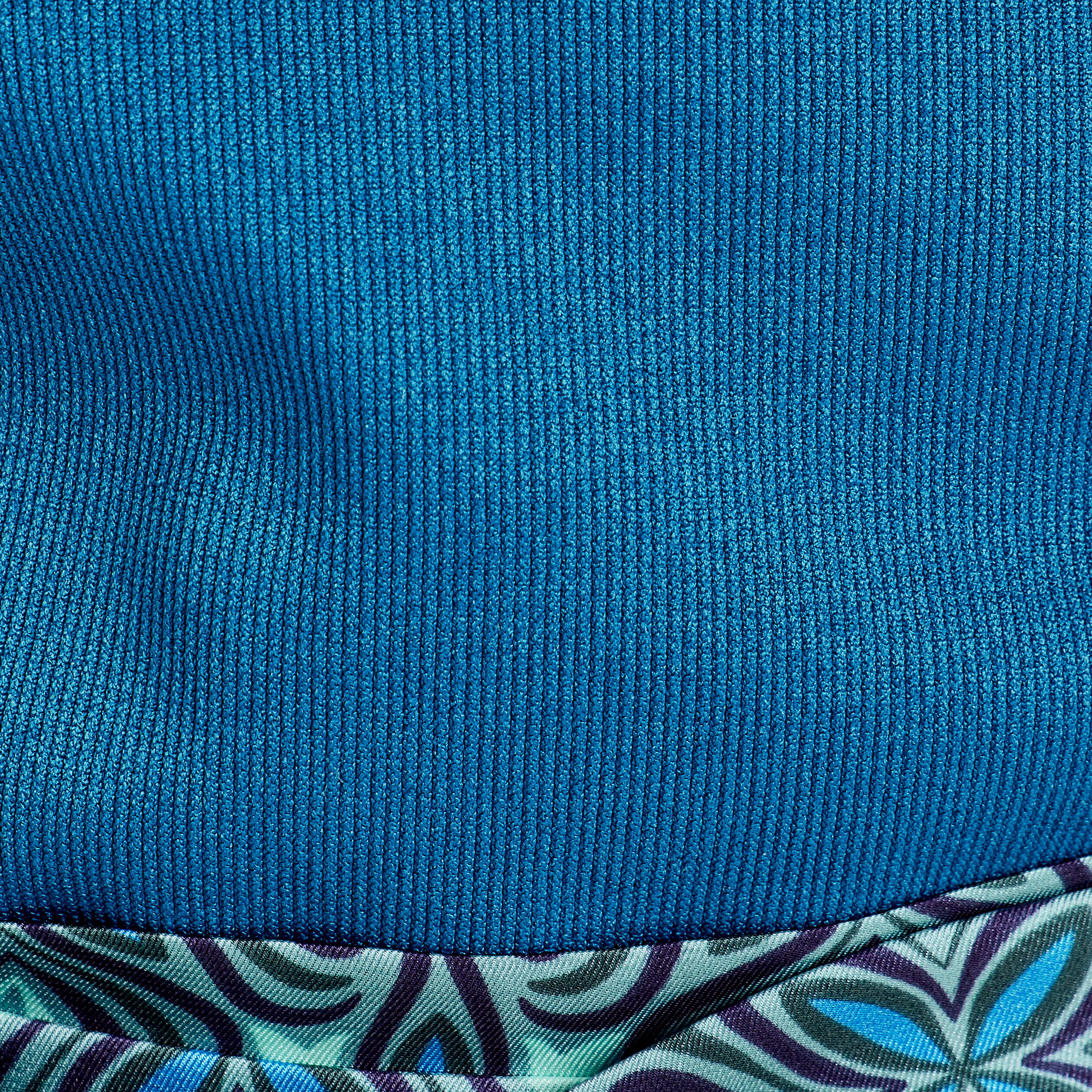 T-shirt asymétrique manches courtes bleu canard femme | Cache Cache