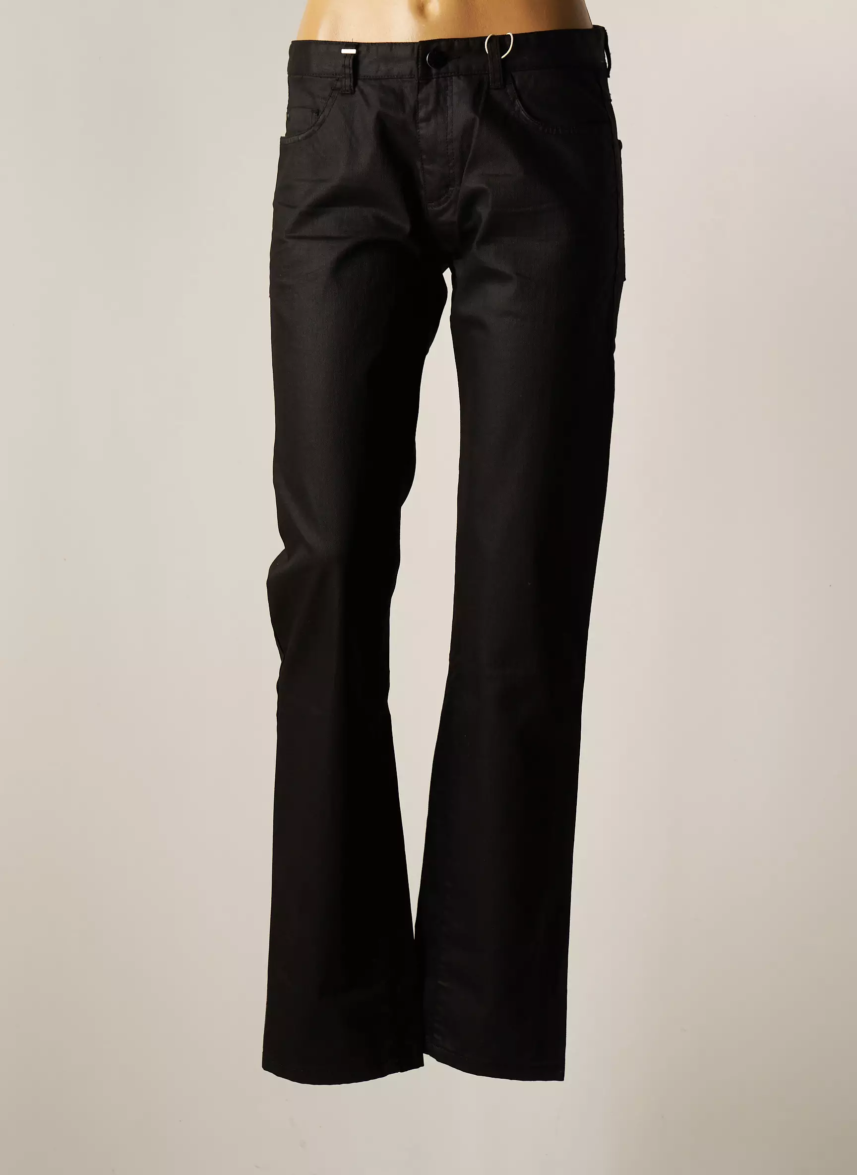 Esprit Pantalons Droits Femme couleur noir