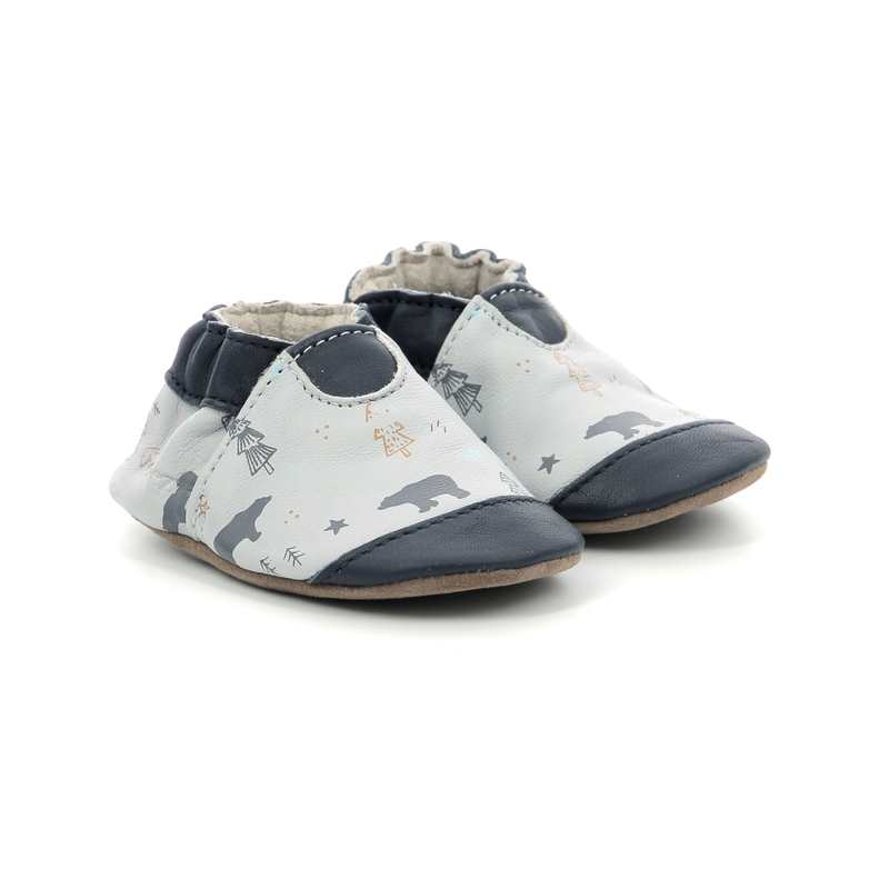 Chaussons cuir tannage vegetal Wintering Bear