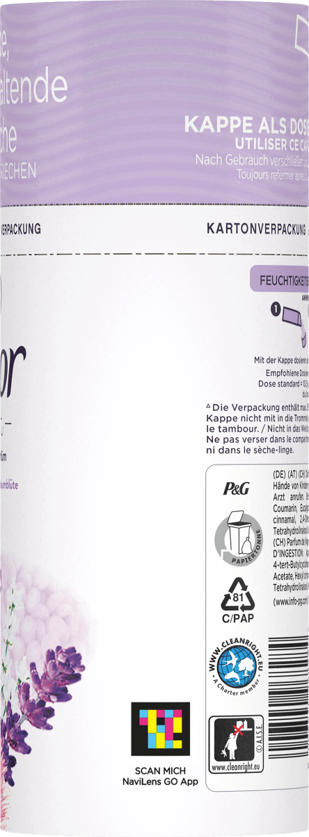 Wäscheparfüm Light, Lavendel & Seidenbaumblüte, 160 g