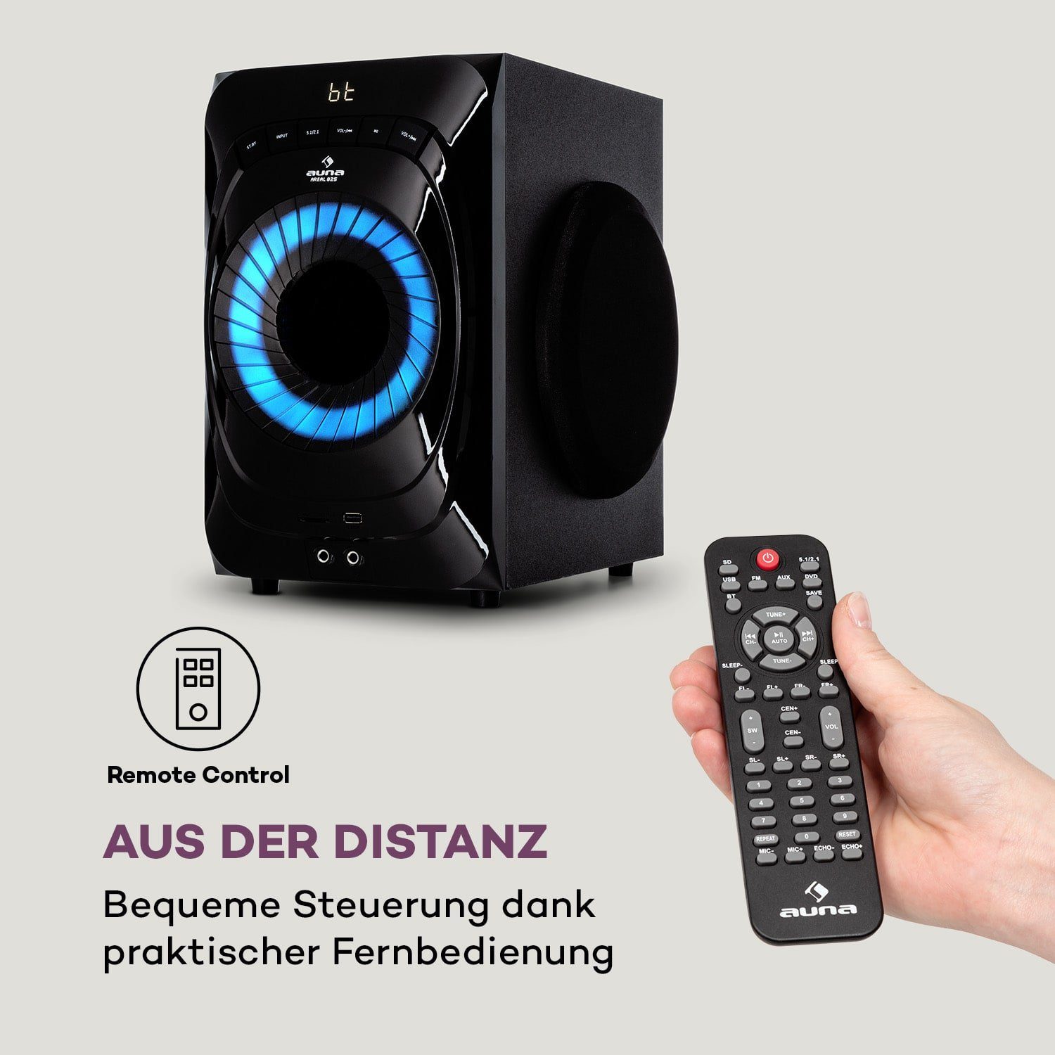 Auna Areal 825 5.1 Lautsprecher System (Bluetooth, 100 W)