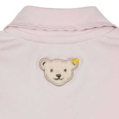 Poloshirt kurzarm, lila für Mädchen