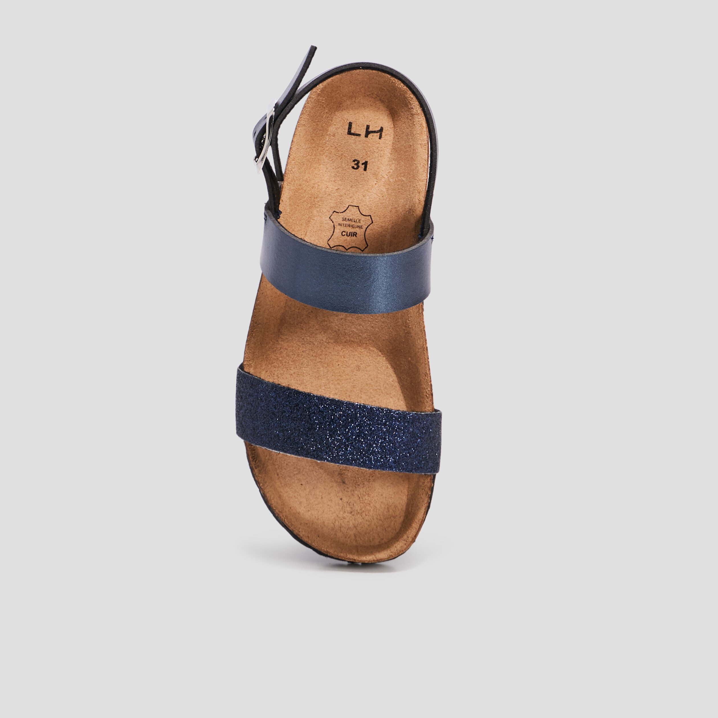 Sandales bleu marine fille | La Halle