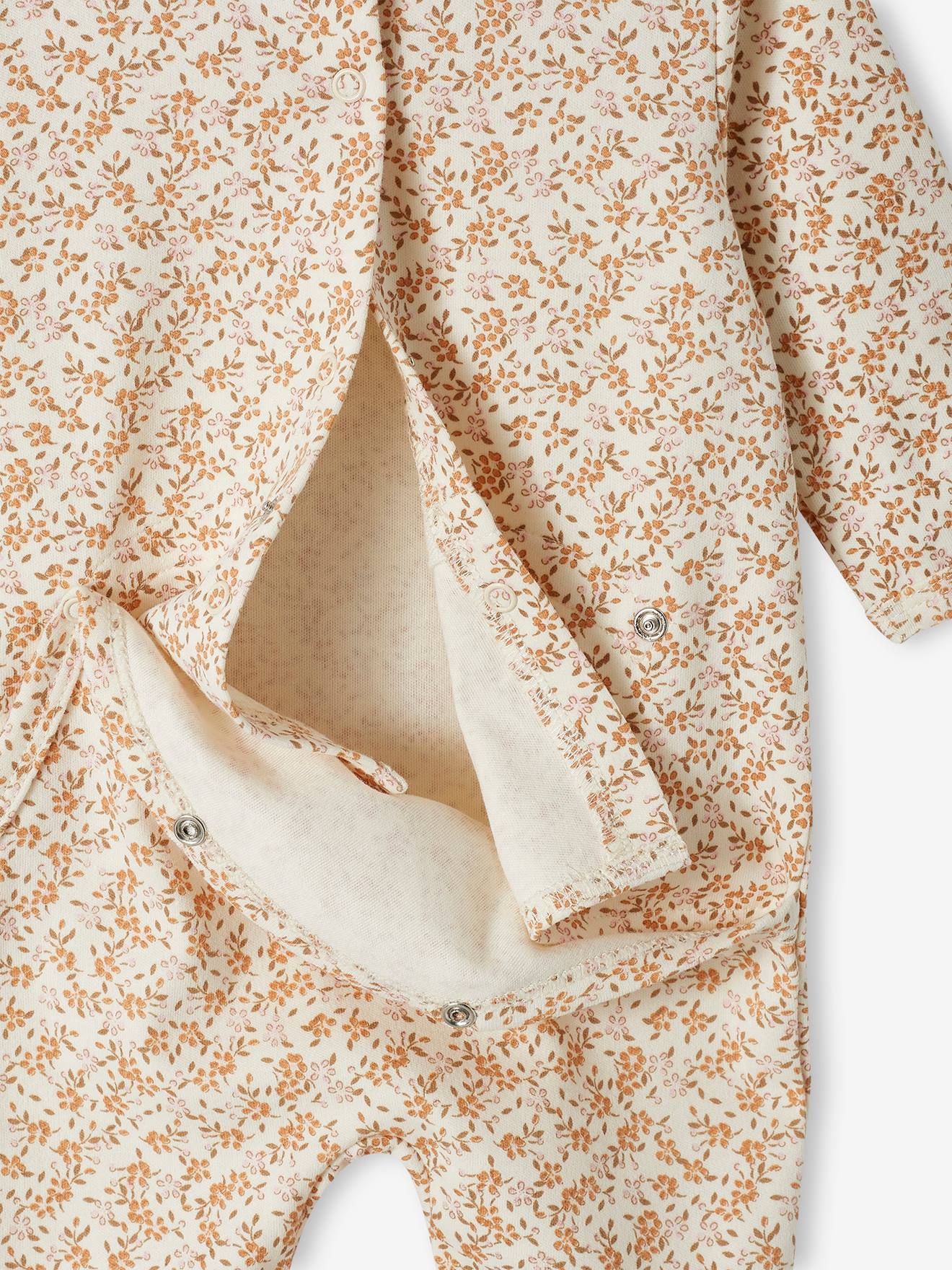 Vertbaudet Baby Jersey-Strampler Oeko-Tex - wollweiß
