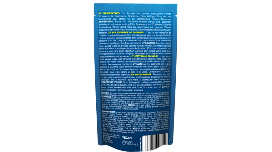Tinti - Badezusatz Farbspektakel grün 80 g