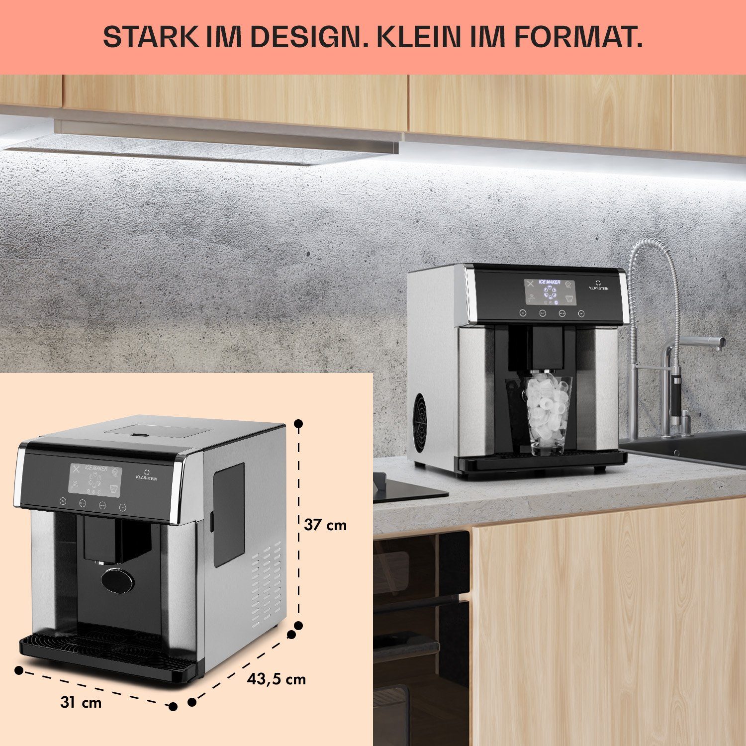 Klarstein Eiswürfelmaschine Eiszeit