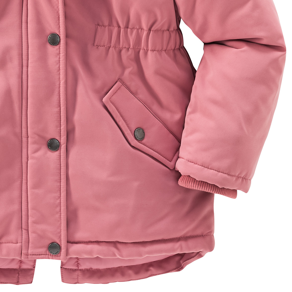 Mädchen Parka mit Fellimitat