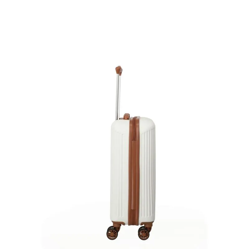 Travelite BALI Kabinengepäck mit 4 Rollen - Weiss\/Cognac