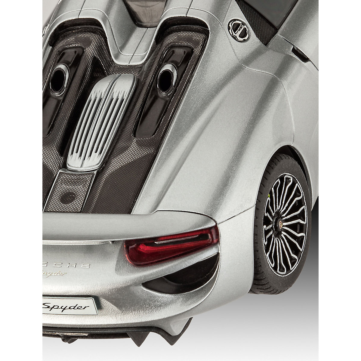 Porsche 918 Spyder, Revell Modellbausatz im Maßstab 1:24, 129 Teile, 19,4 cm