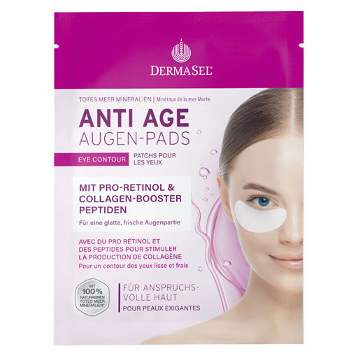 DERMASEL Totes Meer Anti-Age Augen-Pads  1 P