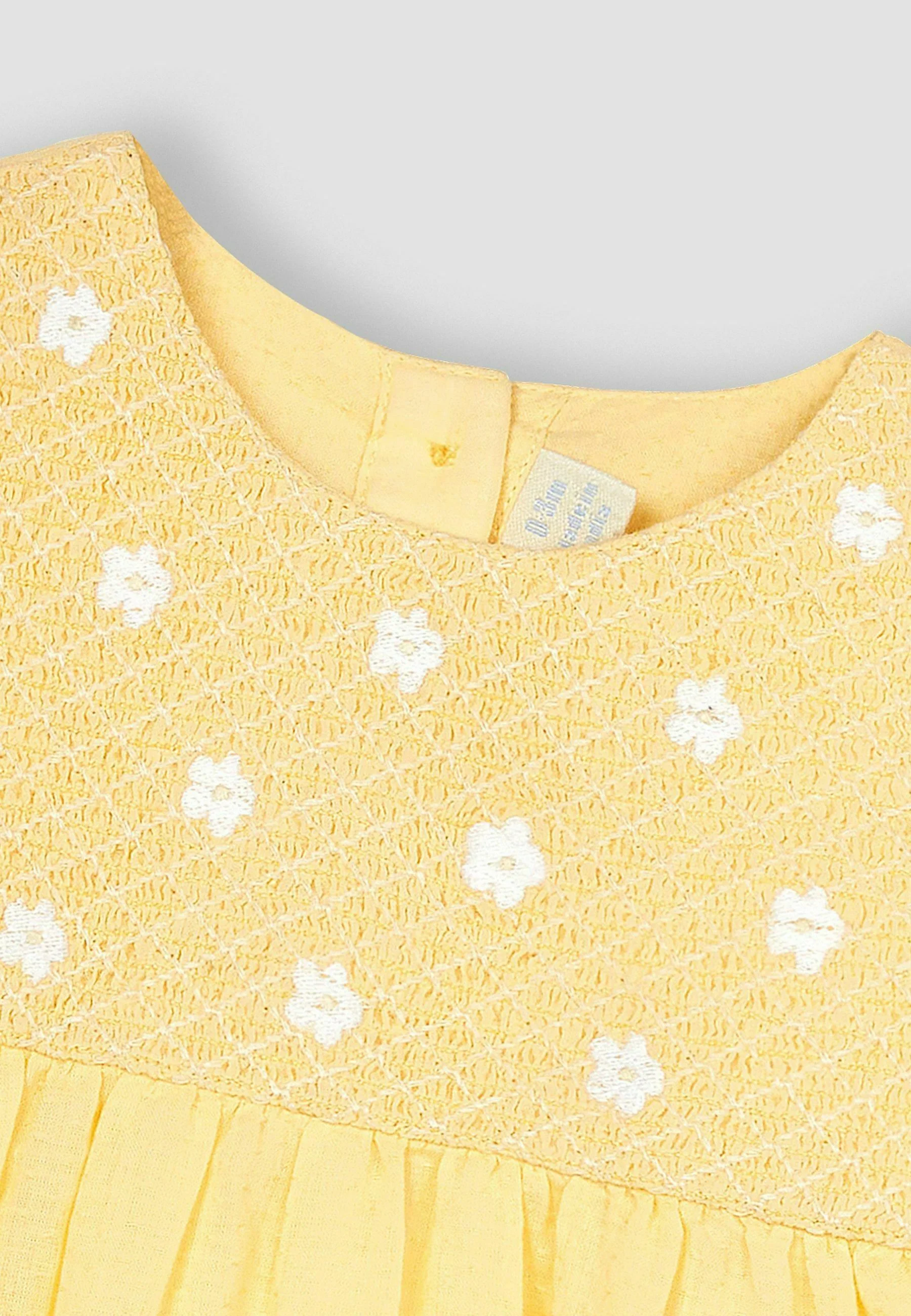JoJo Maman Bébé VESTIDO DE BEBÉ CON BUFANDA BORDADA - Vestido de verano