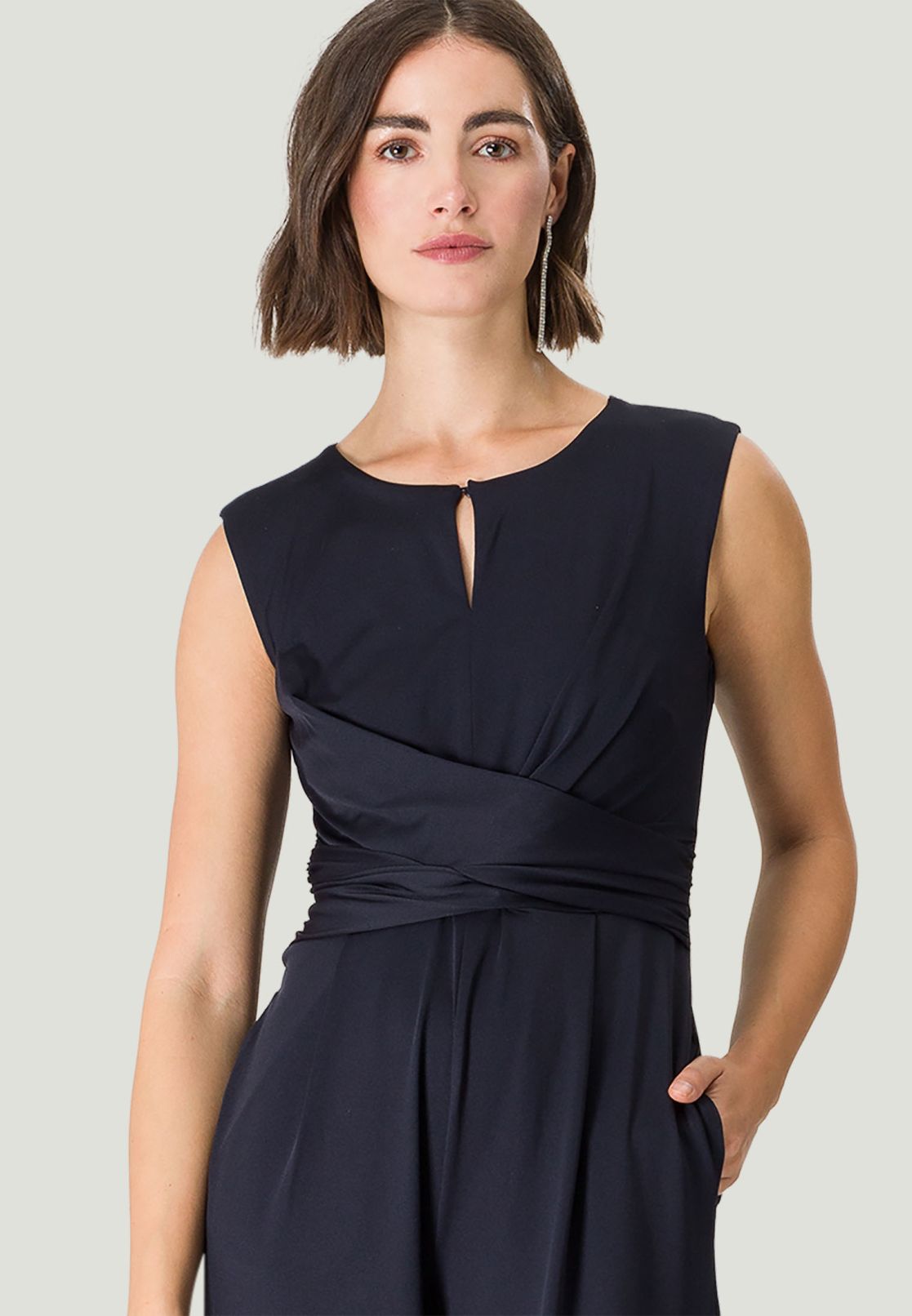 Jumpsuit mit Raffung