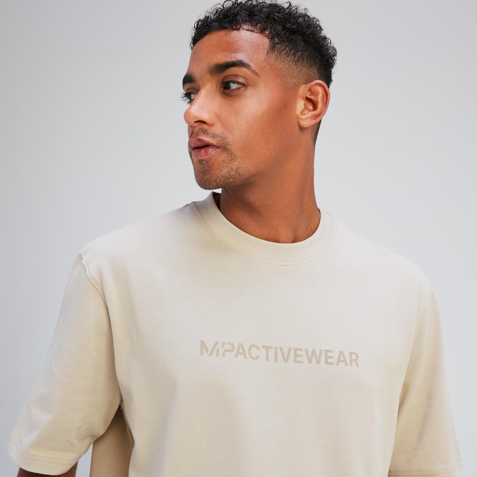 T-shirt oversize MP Rest Day pour hommes – Gris toile