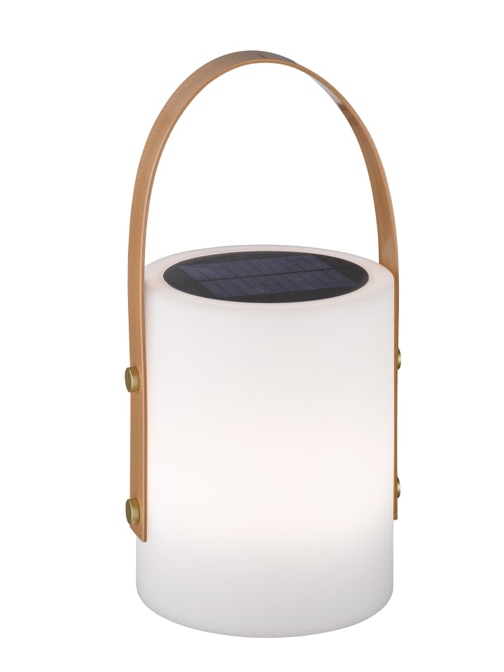 FHL easy  Solar-Tischleuchte Bari in weiß - (H) 34 cm x Ø 16 cm günstig kaufen onesize