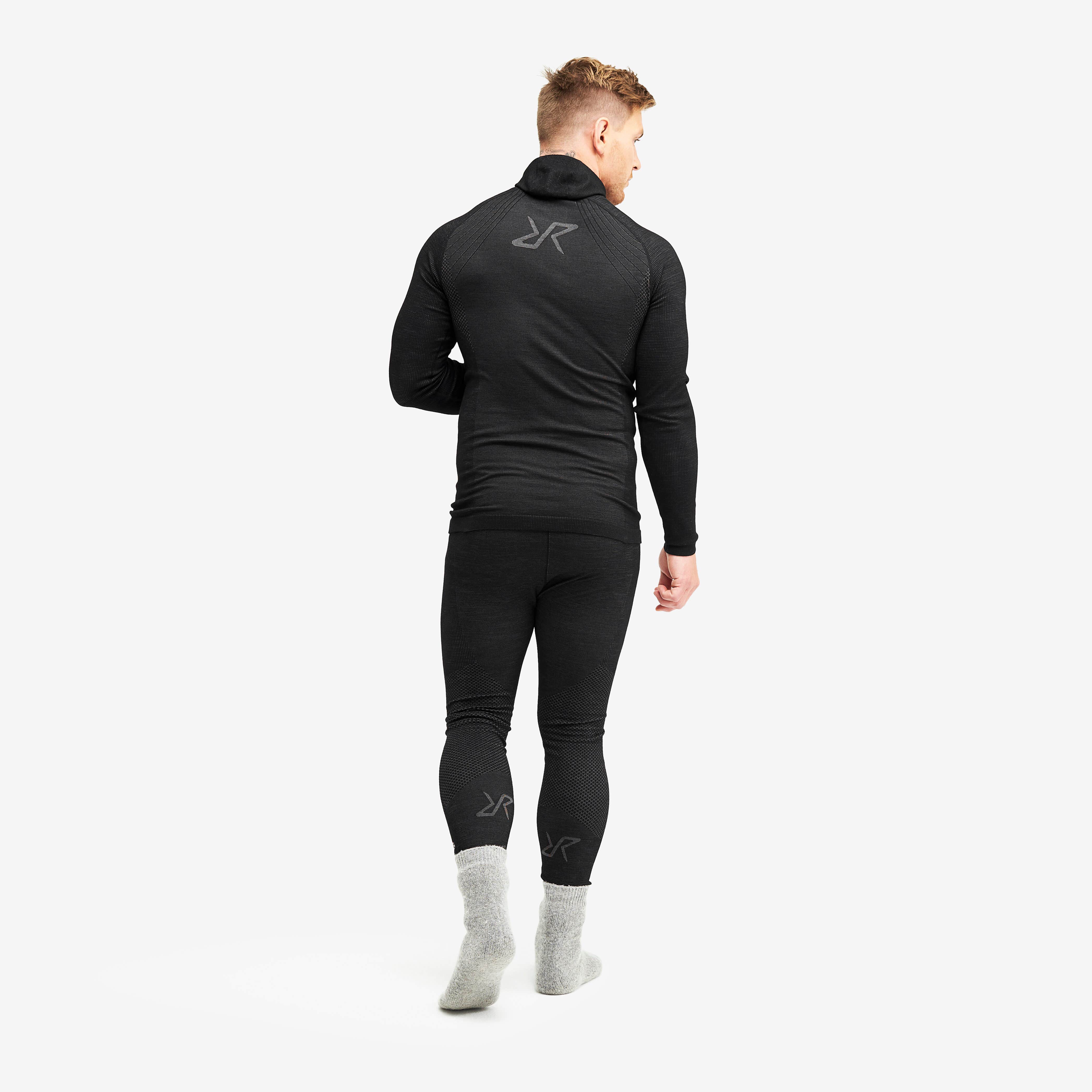 Fuse Merino Base Layer Set Homme Anthracite