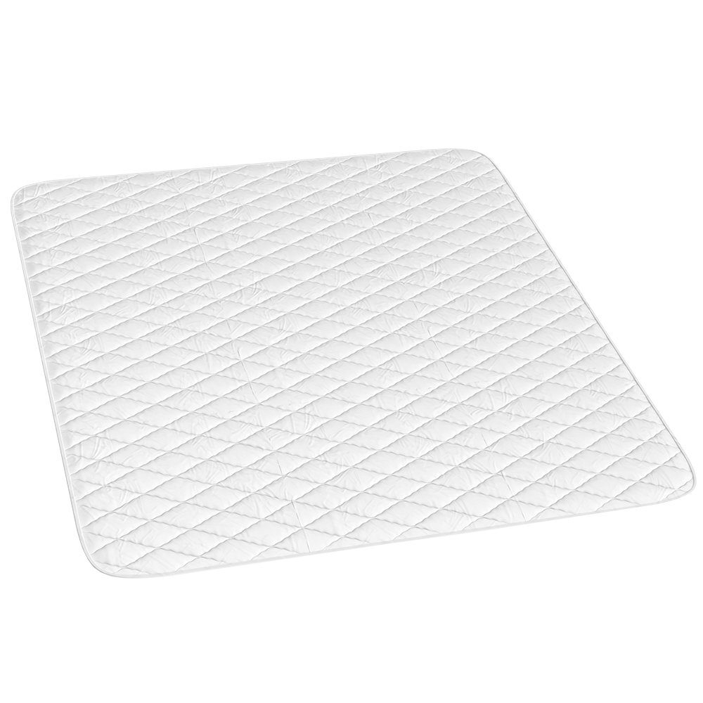 Matratzenschutzbezug Topper Matratzenschoner Auflage 180x200 weiß Mikrofaser VitaliSpa®