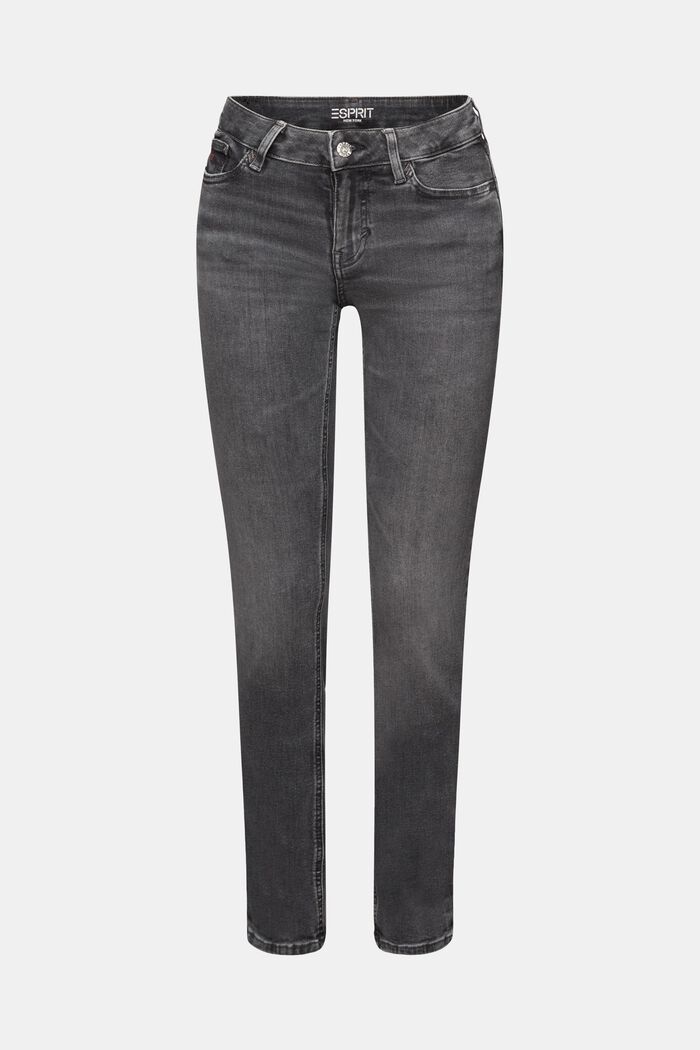 Jeans mit mittlerer Bundhöhe und schmaler Passform