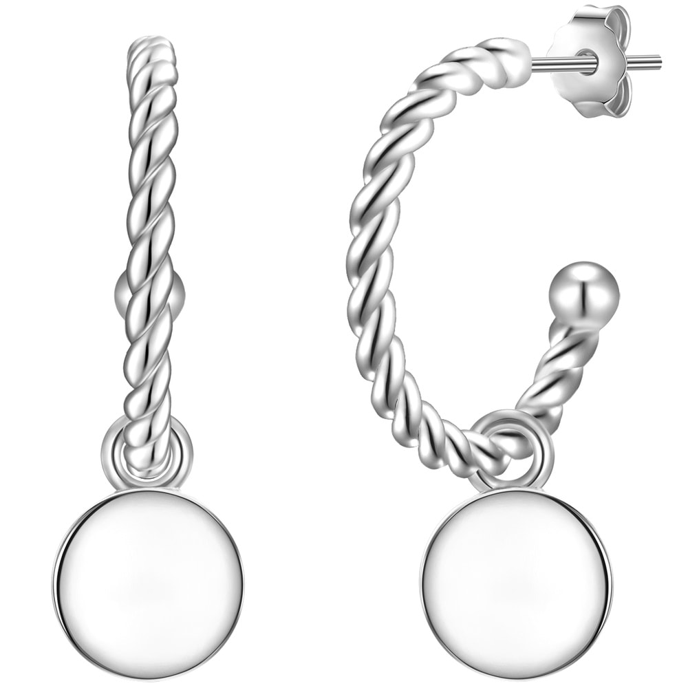 Glanzstücke München Créoles en argent Argent sterling en Argent Boucles d'oreilles