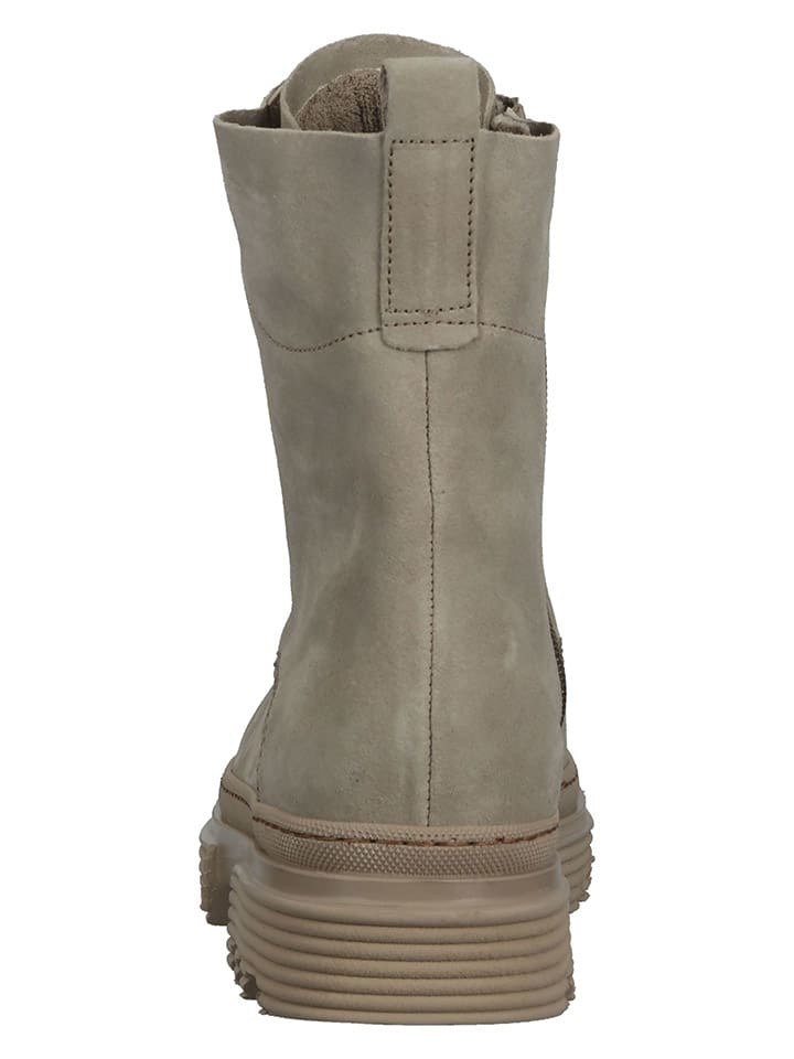 Gabor Leder-Stiefeletten in Grau günstig kaufen