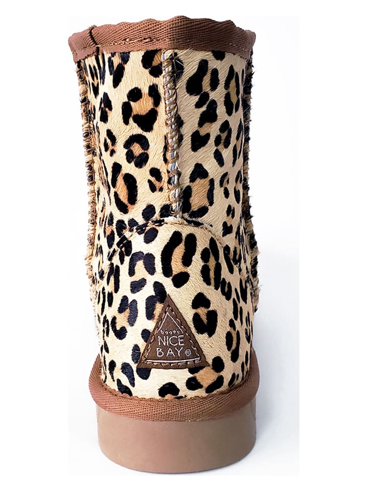 NICEBAY Leder-Winterboots 