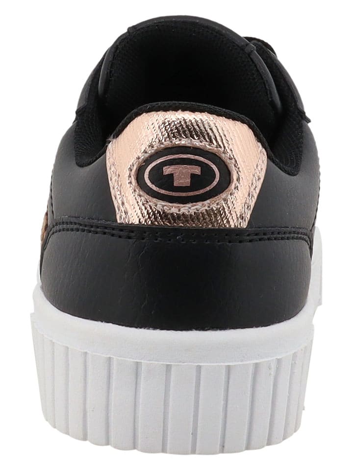 Tom Tailor Sneakers in Schwarz/ Braun günstig kaufen