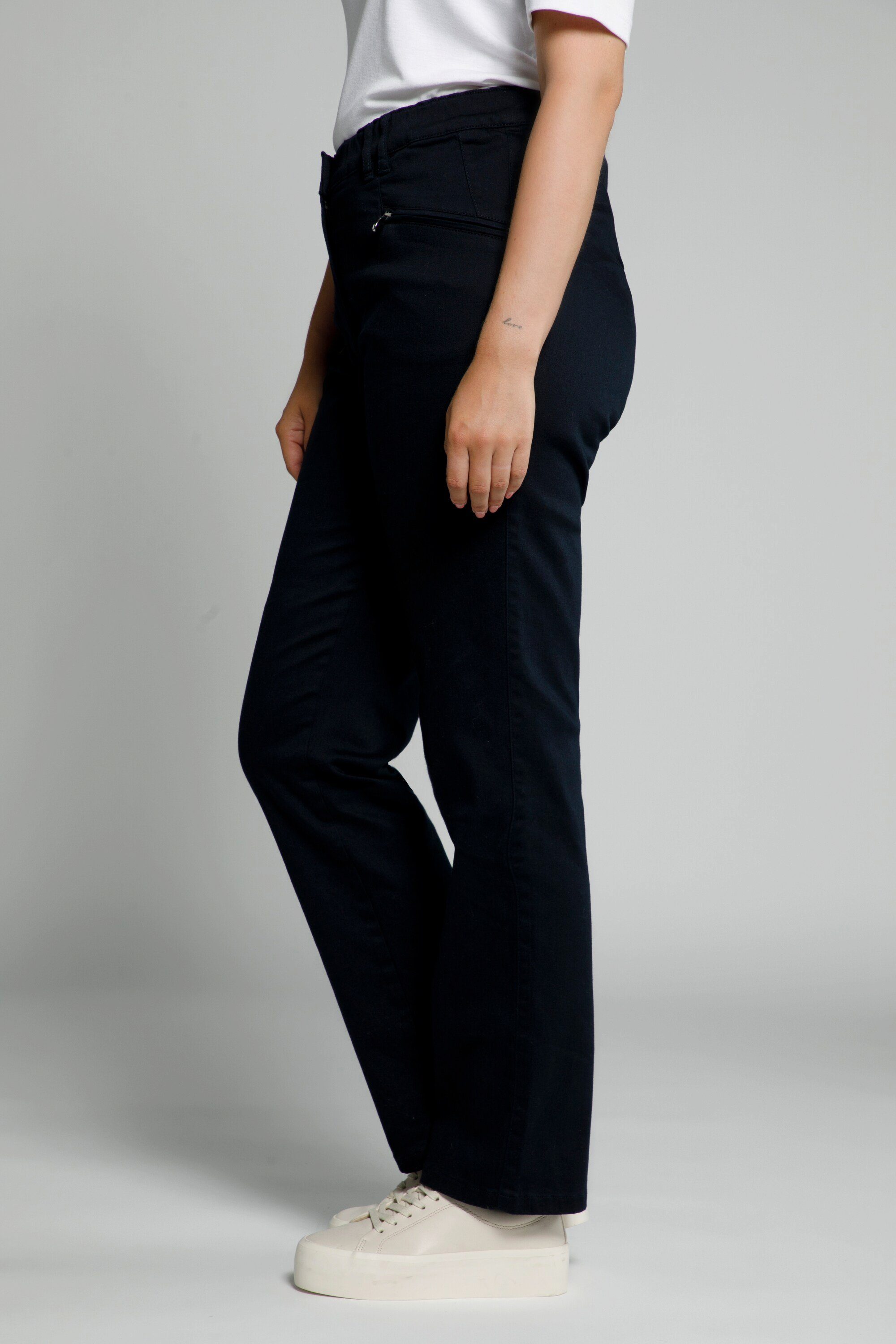 Ulla Popken Funktionshose Basic Stretchhose Mony farbecht