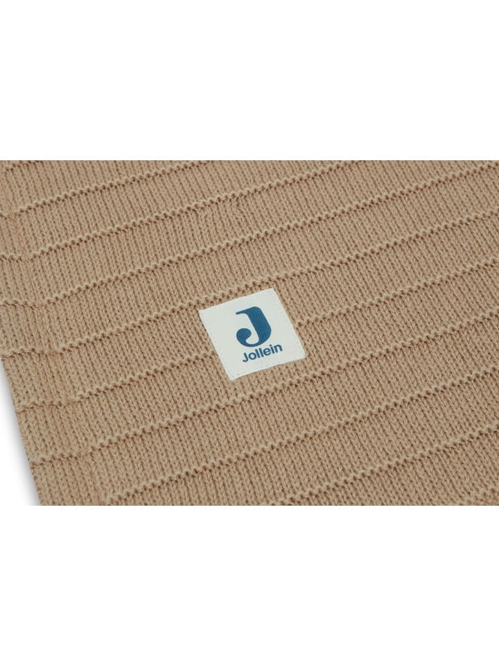 Jollein Babydecke in Hellbraun - (L)150 x (B)100 cm - 2 TOG günstig kaufen onesize