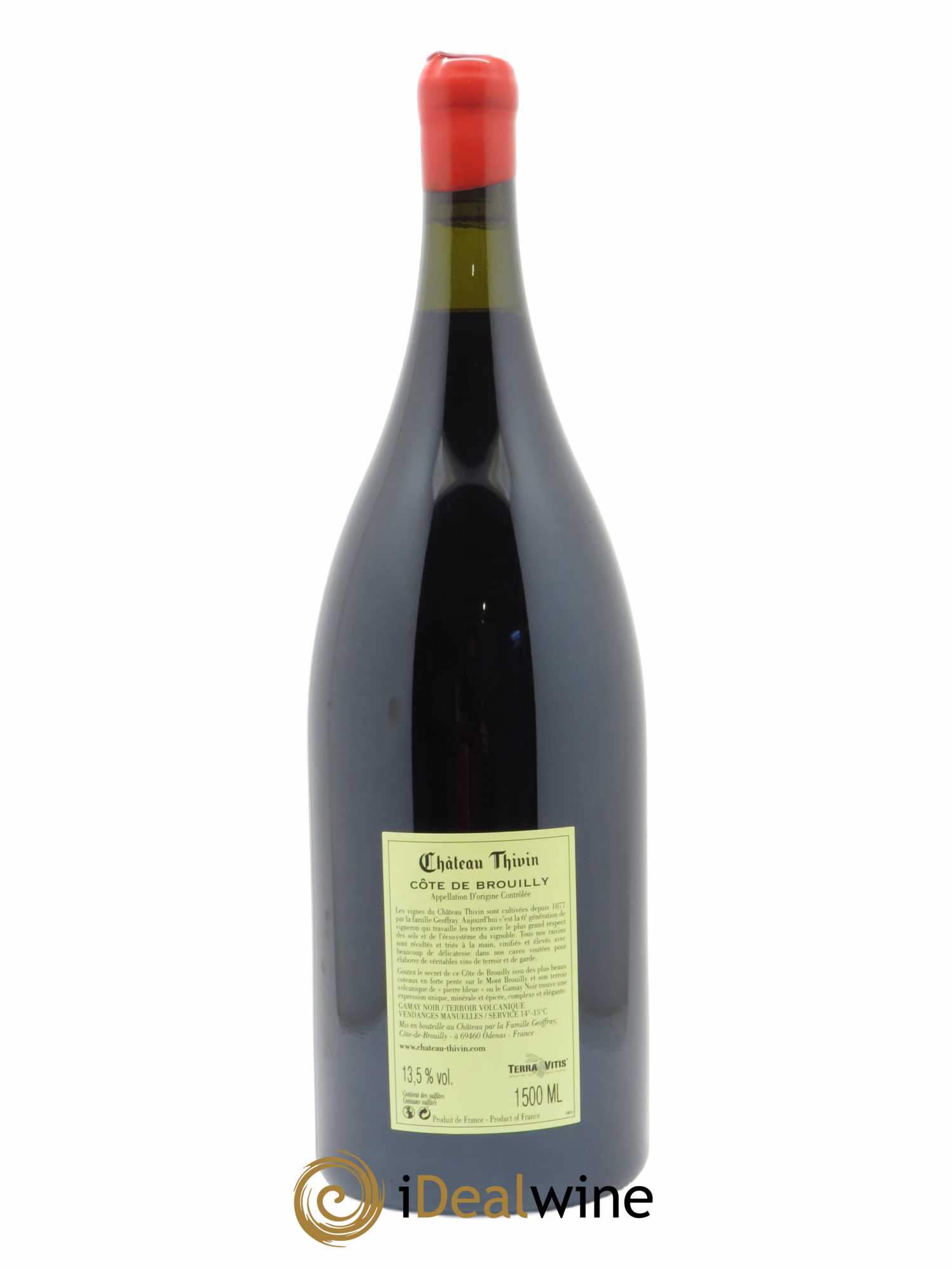 Côte de Brouilly Cuvée Zaccharie Château Thivin  2018 - Lot de 1 Magnum