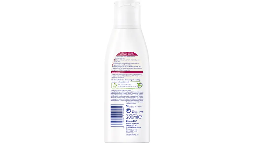 NIVEA VITAL Verwöhnende Reinigungsmilch Reife Haut 200 ml