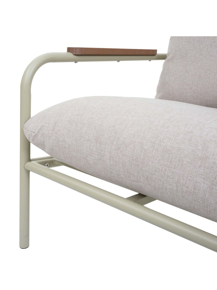 MCW Aluminium-Gartengarnitur O11, Hellgrün Polster beige günstig kaufen onesize