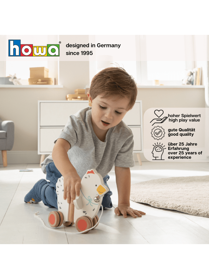 howa Baby Spielzeug NachziehtierZiehtier Huhn 