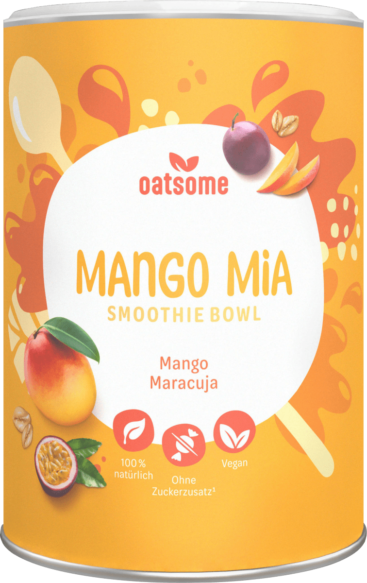 Smoothie Bowl Pulver Mango Mia, Mango Maracuja, 400 g