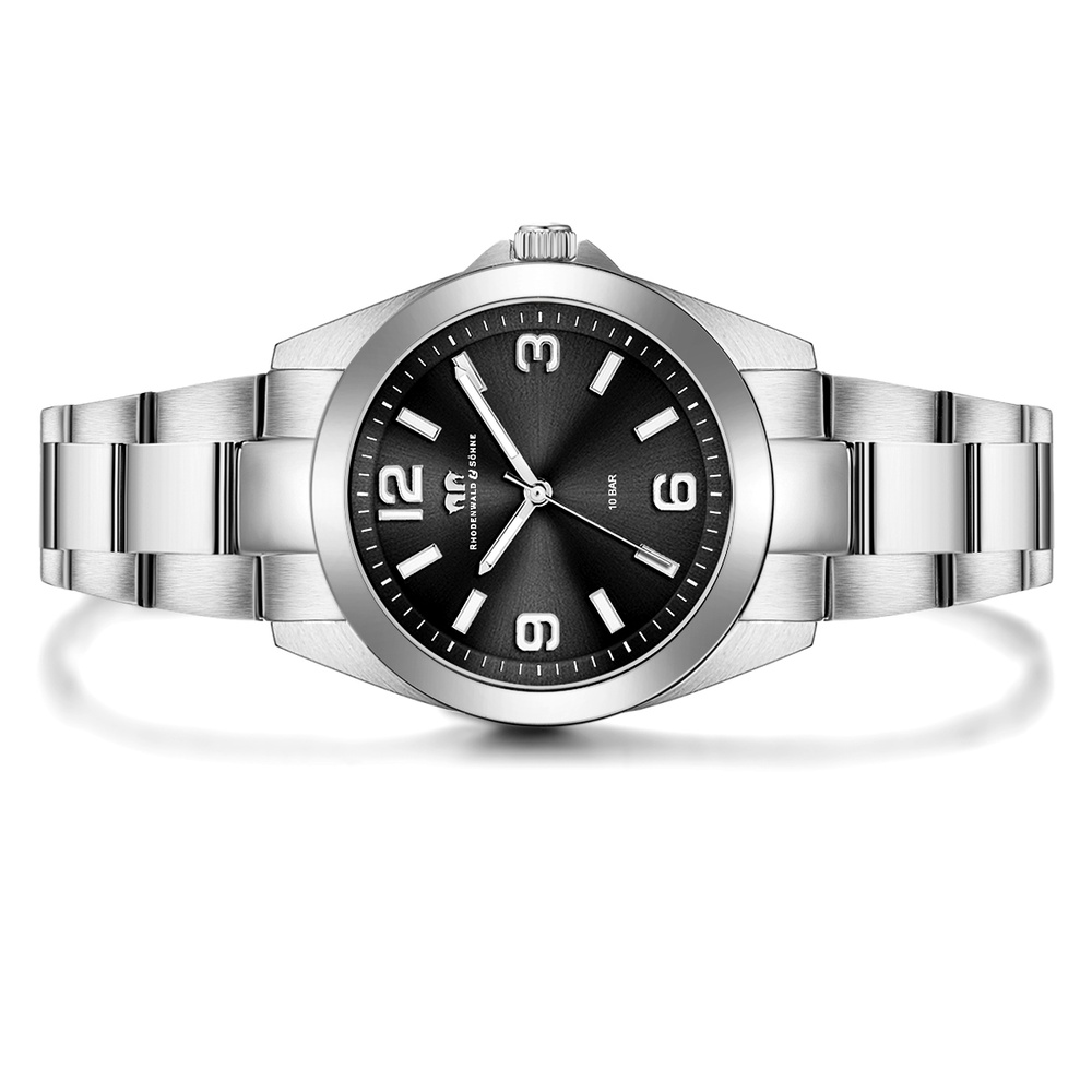 Rhodenwald & Söhne Montre à quartz Majestia en Argent Acier inoxydable en Argent Montre