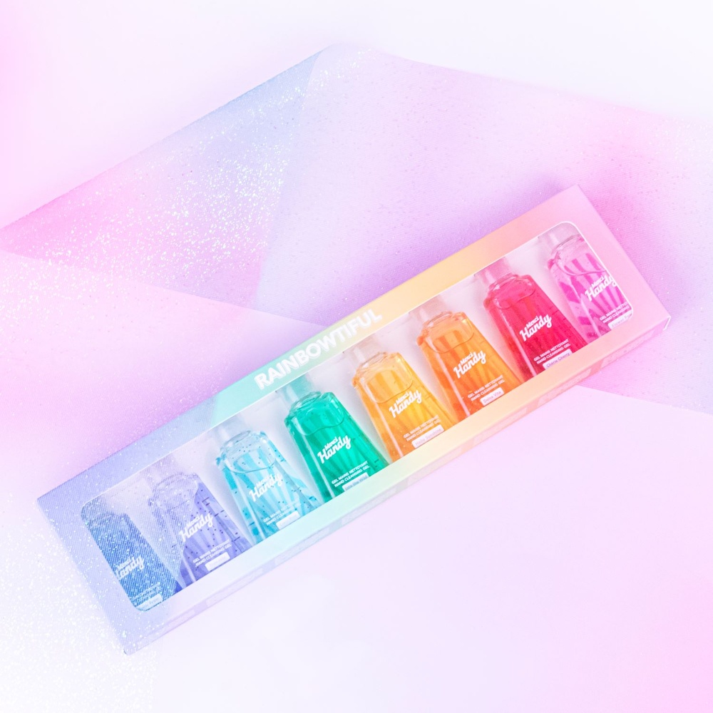 Merci Handy Kit Rainbowtiful Gels mains nettoyants