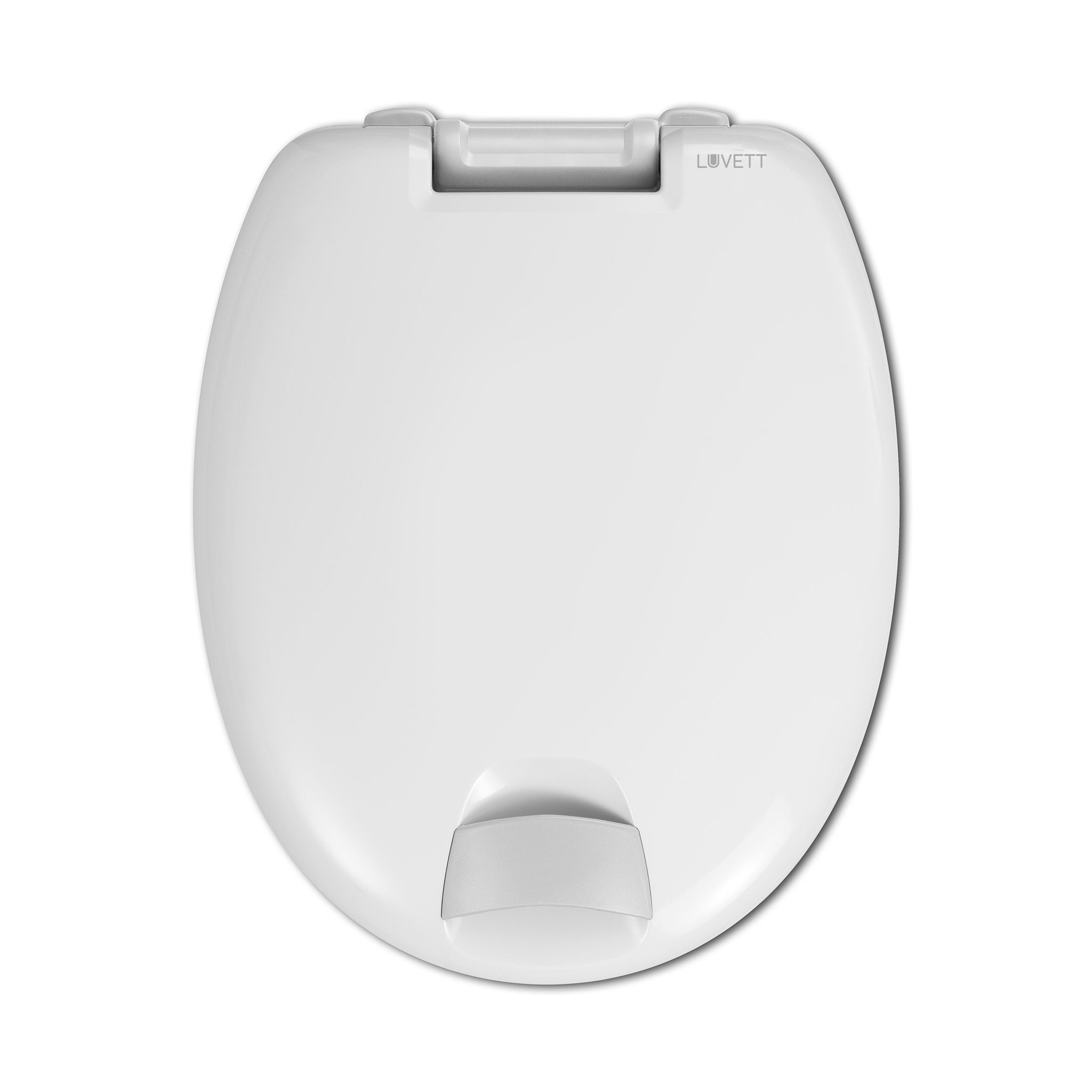 LUVETT WC-Sitz Senioren C601 (SolidFix® Befestigung), mit Absenkautomatik, Sitzerhöhung 5 cm