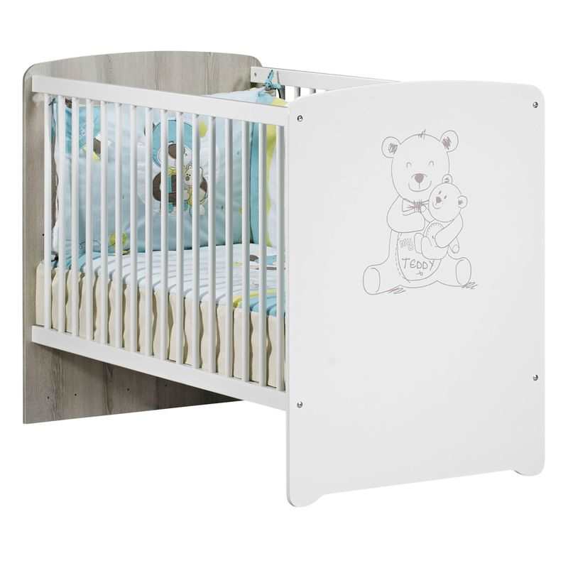 Chambre bébé 2 pièces TEDDY lit et commode