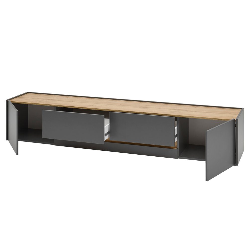 Lomadox Lowboard CRISP-61, Wotan Eiche Nb. 220/40/45 cm