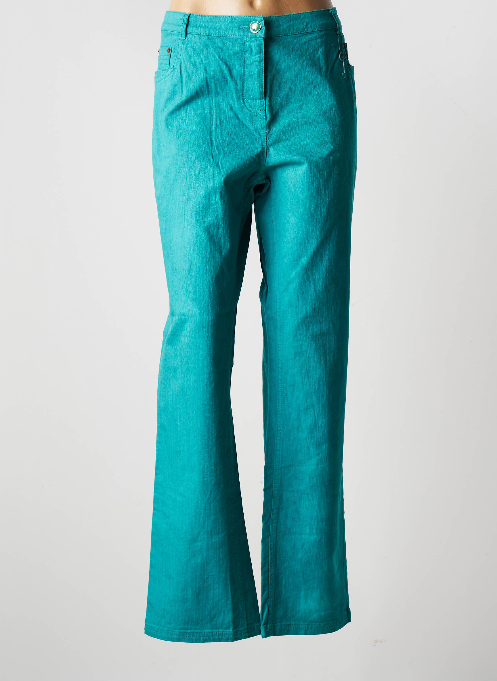 Fille Des Sables Jeans Coupe Droite Femme couleur bleu