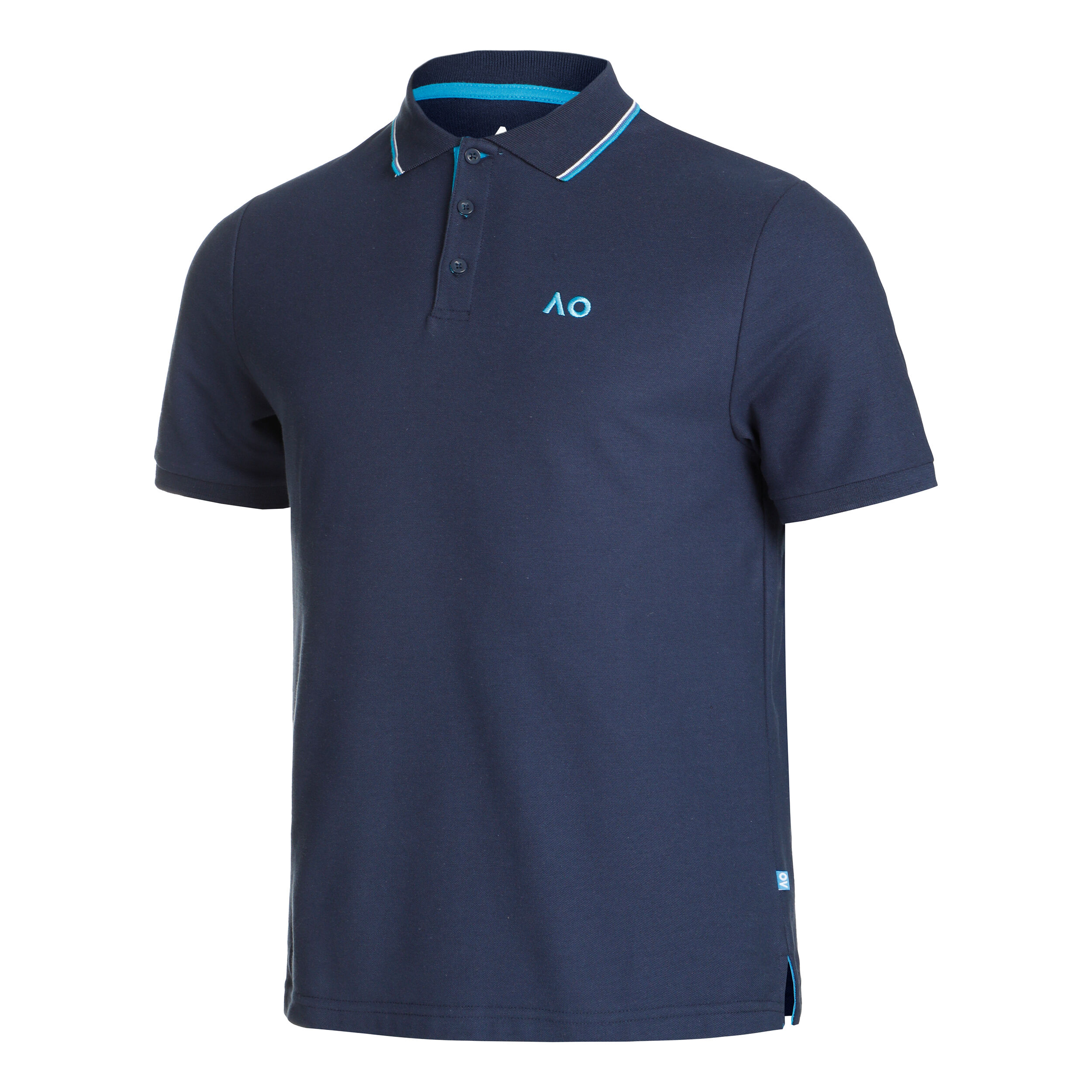 AO Player Polo Herren - Dunkelblau, Blau