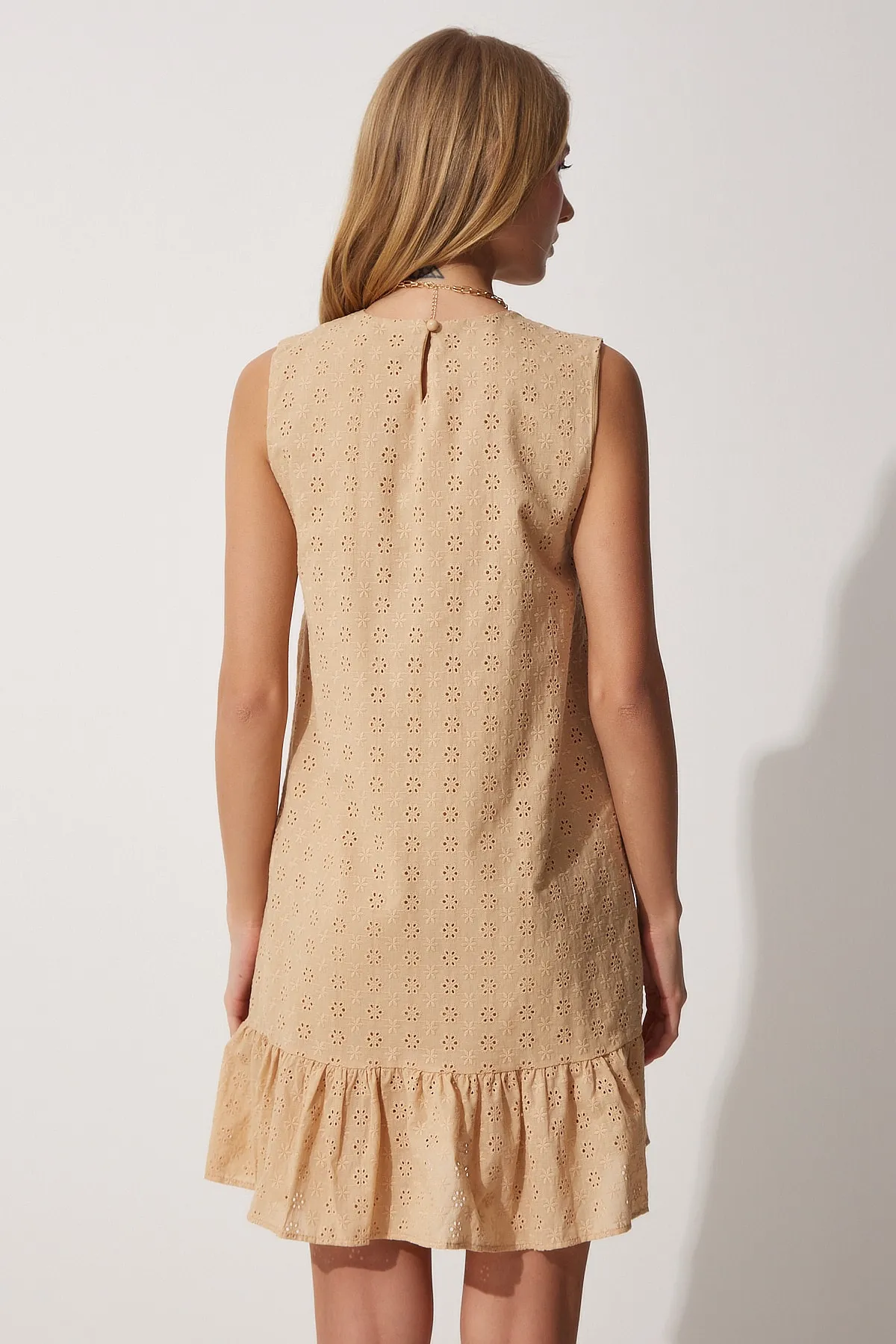Happiness İstanbul  Sommerkleid mit gewelltem Volant