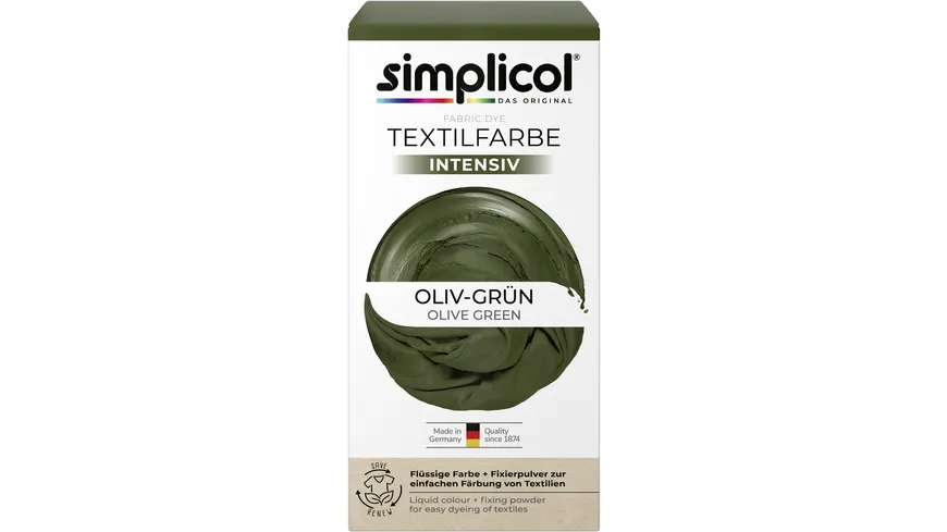 Simplicol Textilfarbe Intensiv Wald-Grün 150 ml