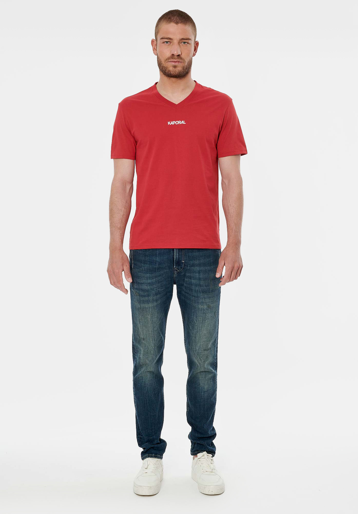 SETER  T-shirt rouge homme 100% coton bio