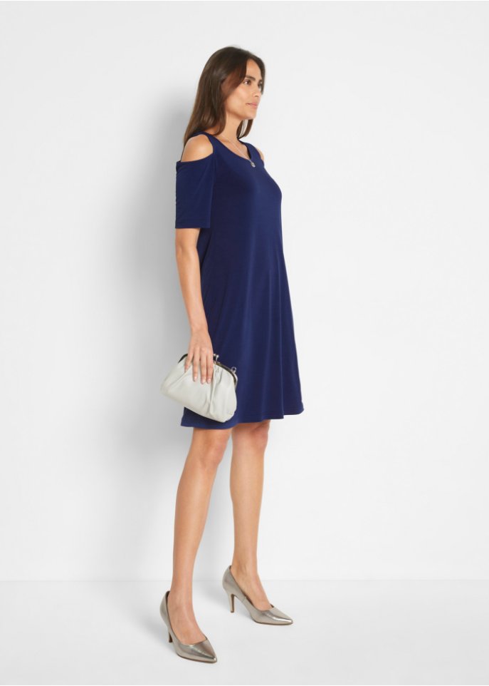 Cold-Shoulder-Kleid