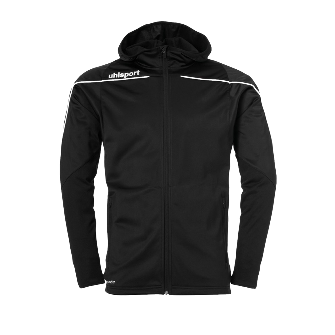 Uhlsport Stream 22 Kapuzenjacke Kids Schwarz F01